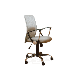 Beige Working Chair With Armrest